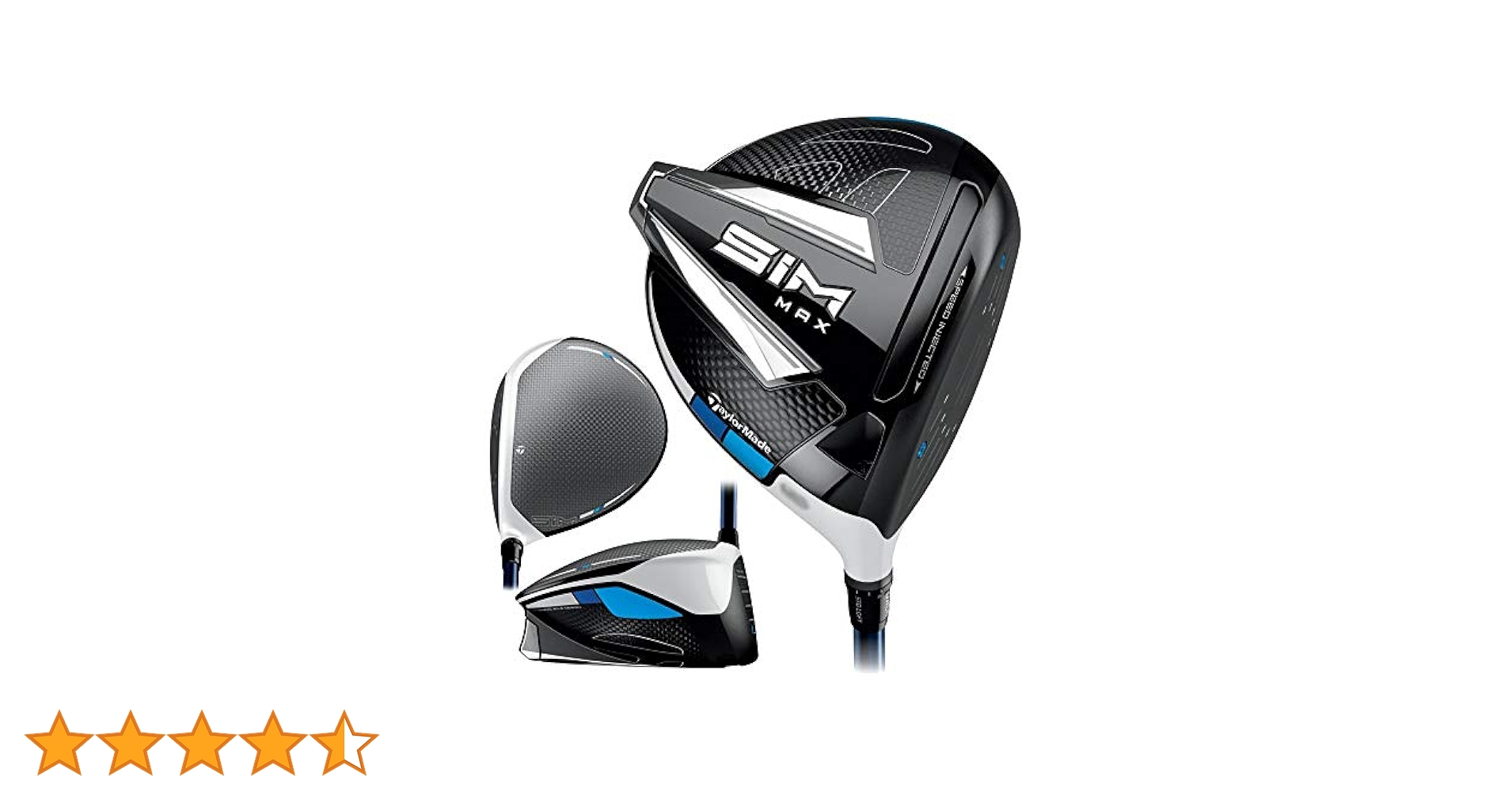 TaylorMade SIM MAX Driver, Fujikura Ventus Blue 6 Shaft